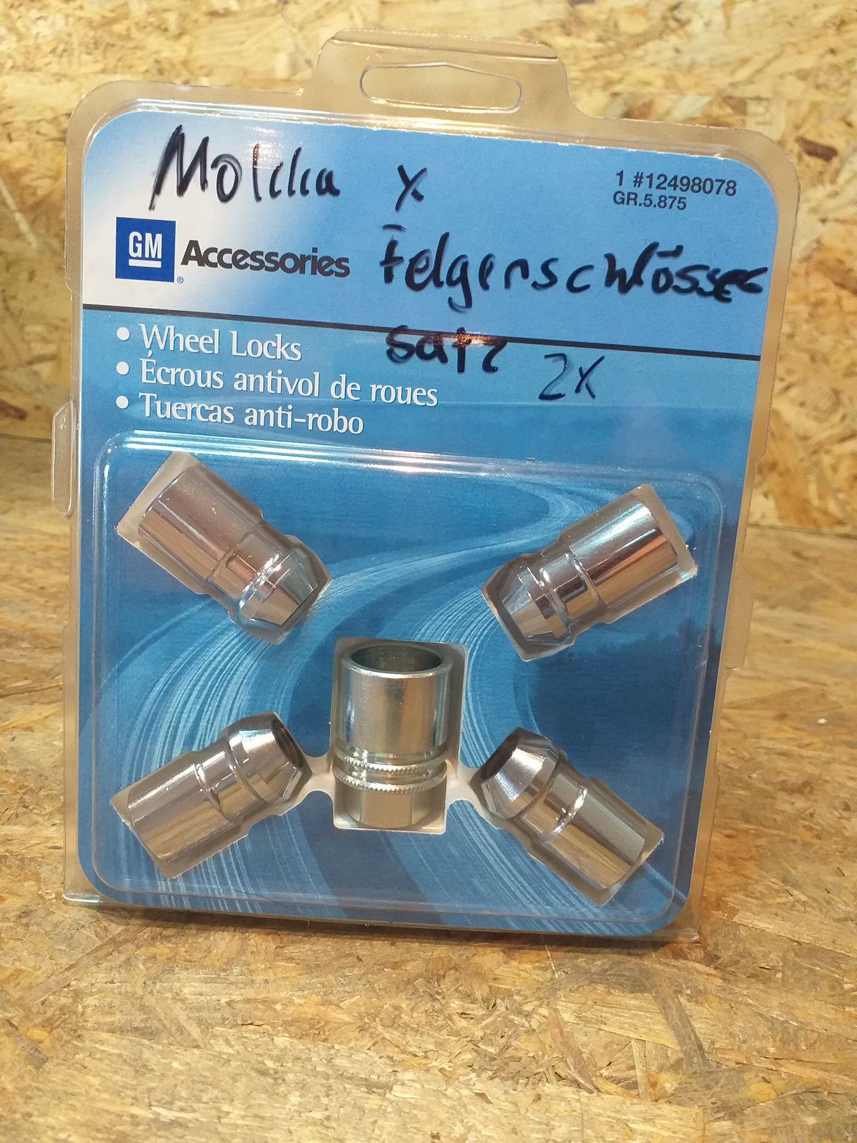 Mokka Felgenschloss Satz original GM Opel NEU
