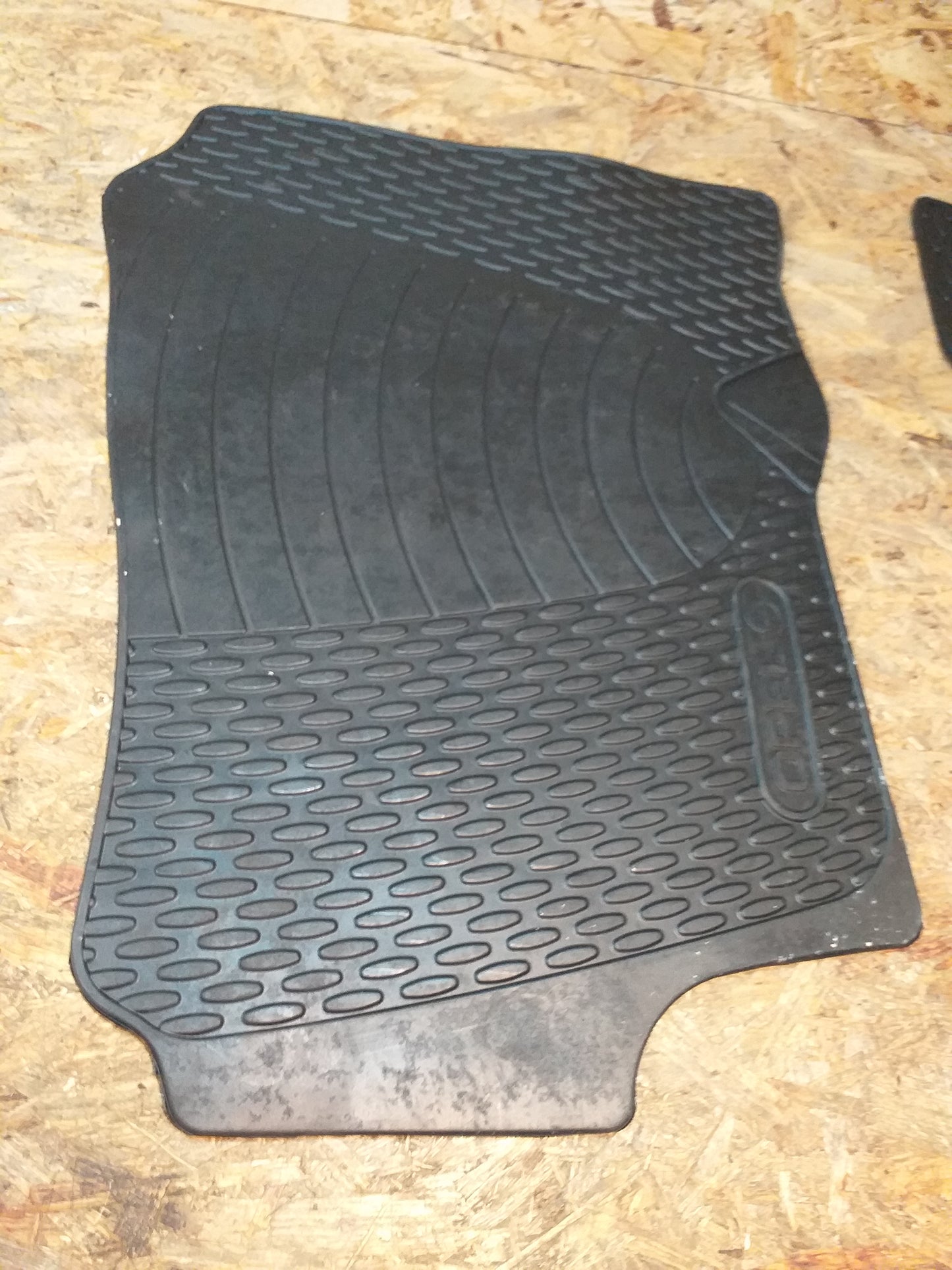 Astra G Zafira A Fußmattensatz Gummi hinten original GM Opel NEU