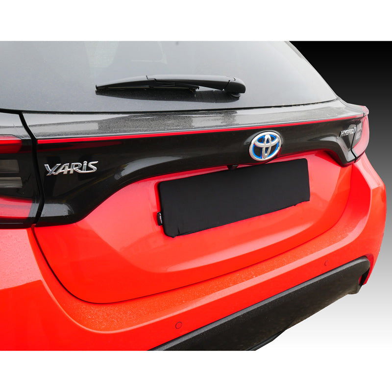 Simoni Racing Nummernschild-Deckung - dehnbares Textil - Schwarz