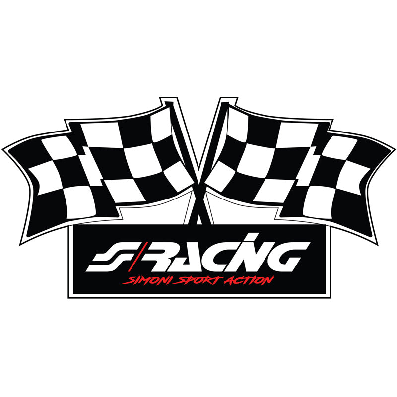 Simoni Racing Aufkleber 'Flag' - 100x50mm