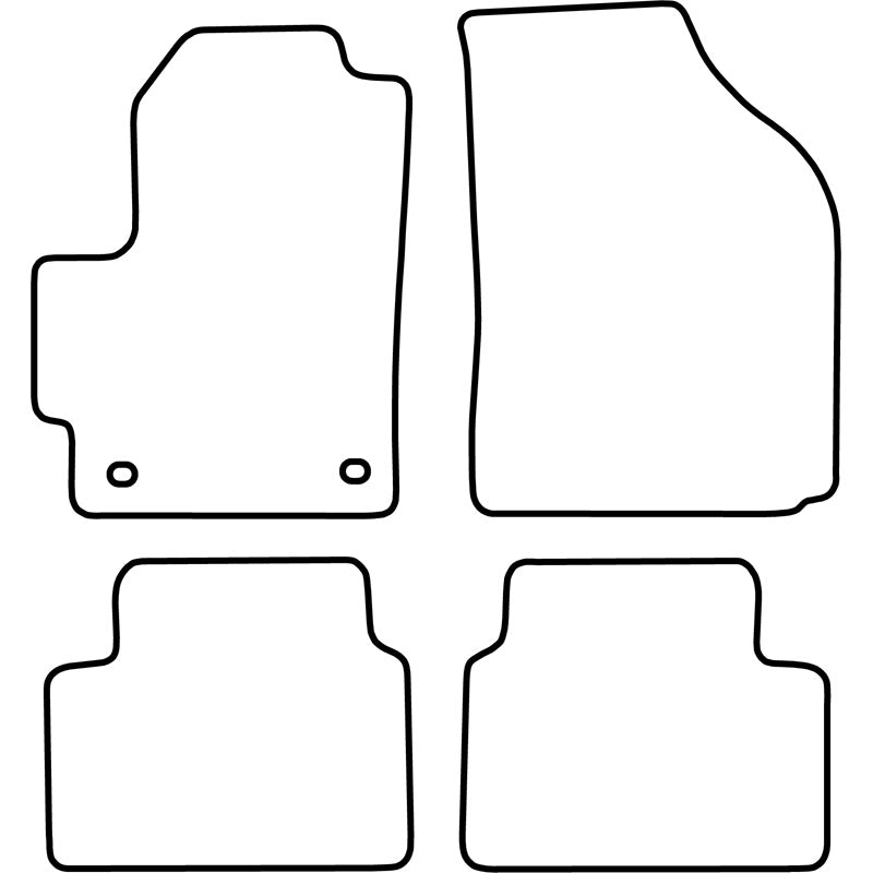 Autoteppiche passend für Chevrolet Matiz 2005-2010