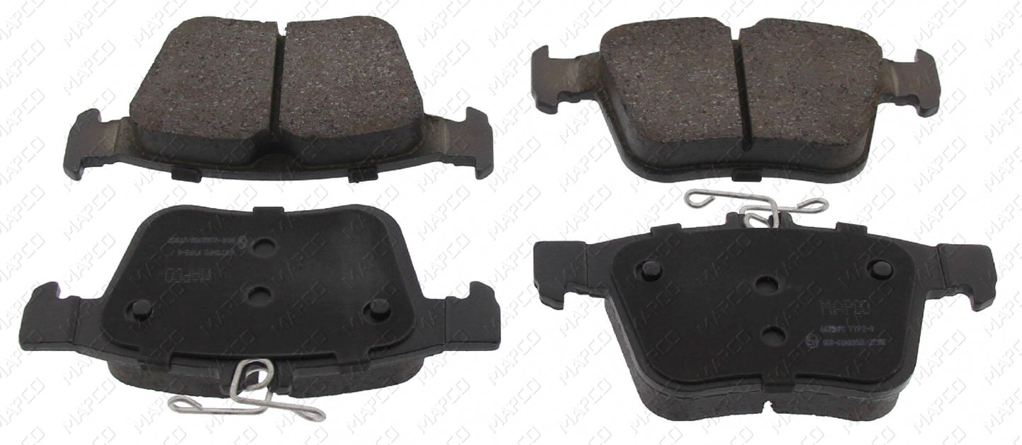 MAPCO Bremsbelagsatz, Scheibenbremse Hinterachse 6675HPS