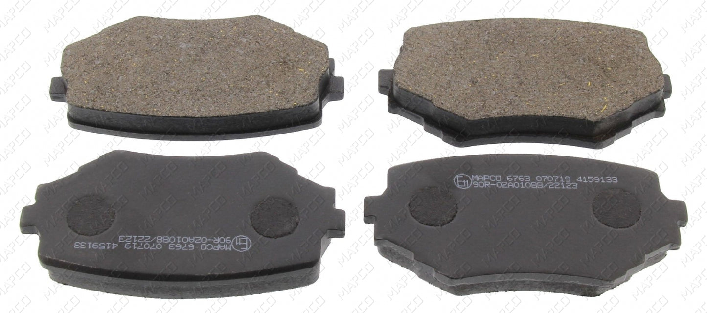 MAPCO Bremsbelagsatz, Scheibenbremse Vorderachse 6763