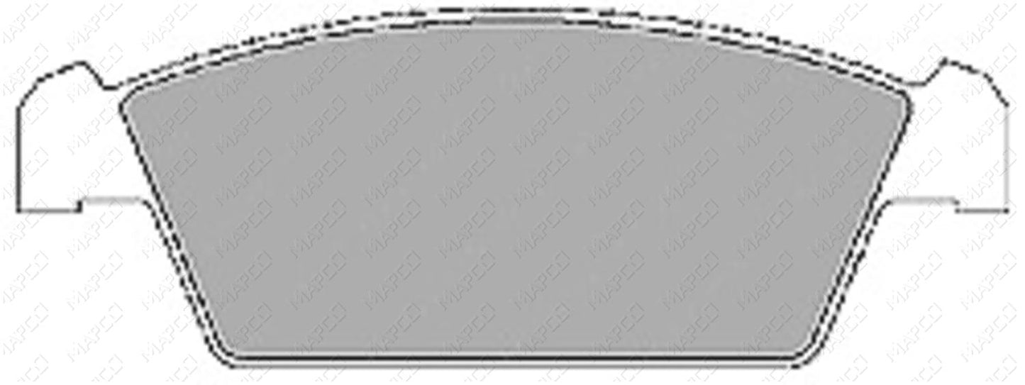 MAPCO Bremsbelagsatz, Scheibenbremse Vorderachse 6601