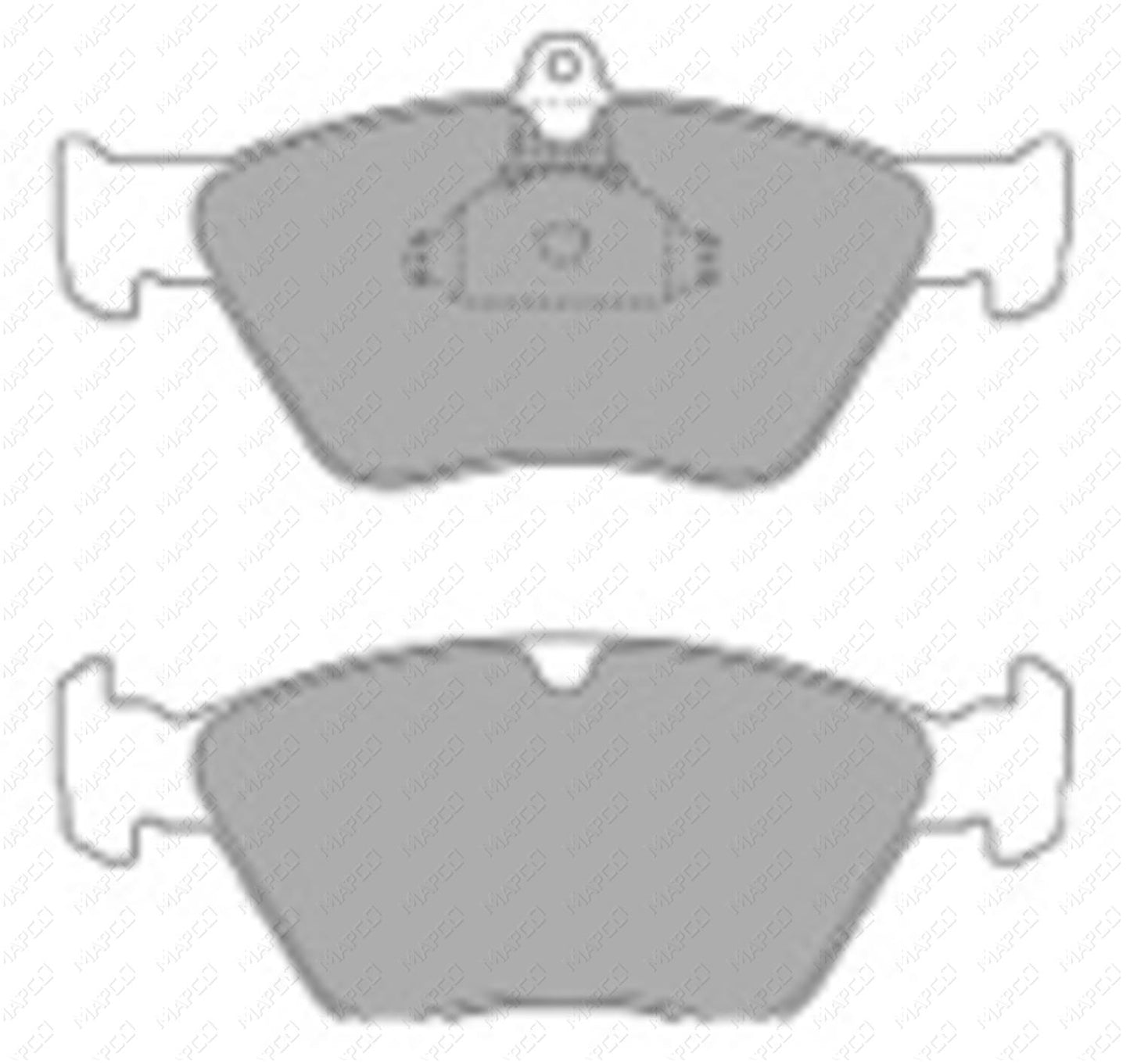MAPCO Bremsbelagsatz, Scheibenbremse Vorderachse 6459