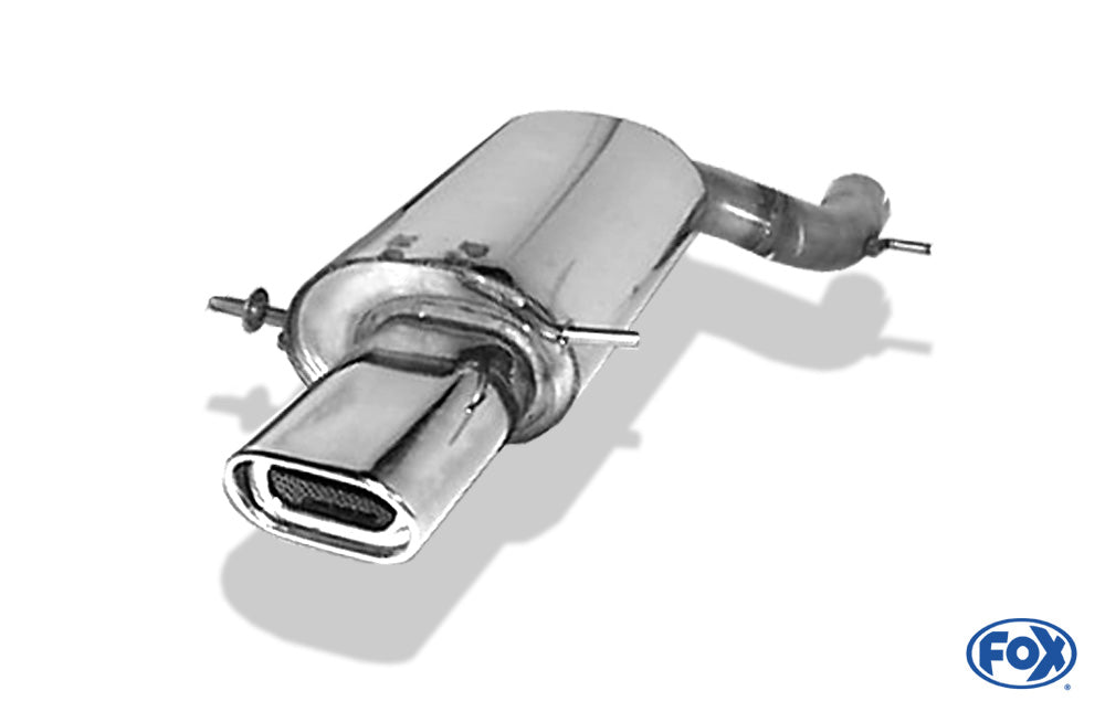FOX Audi A4/ S4 Typ B5 quattro Endschalldämpfer Ø70mm - 135x80 Typ 53