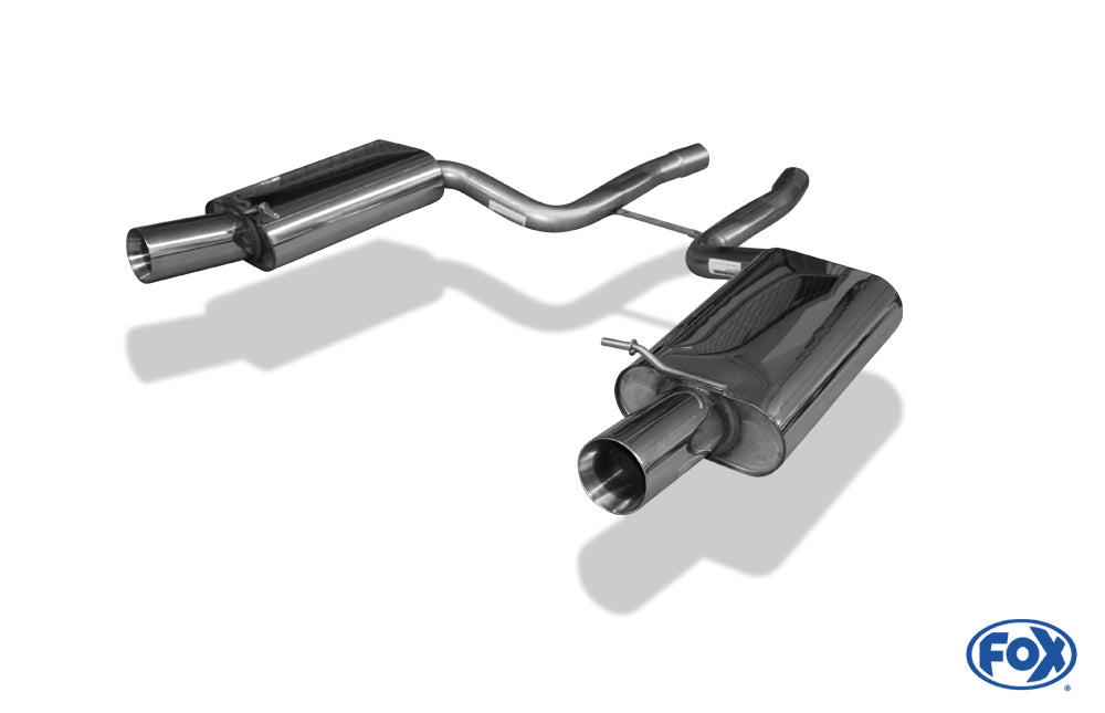 FOX Audi A4 quattro B7 - 3,2l Endschalldämpfer rechts/links - 1x100 Typ 24 rechts/links