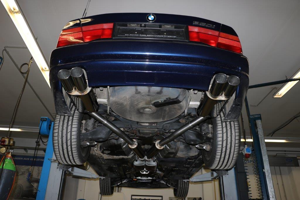 FOX BMW E31 850i Endschalldämpfer rechts/links - 2x93x79 Typ 70 rechts/links