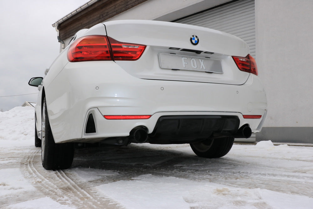 FOX BMW F36 - 420i 428i Endschalldämpfer rechts/links - 1x80 Typ 12 rechts/links schwarz