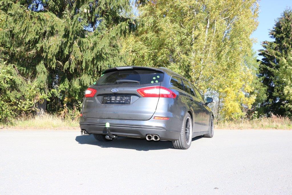 FOX Mondeo V Schrägheck/ Turnier/ Stufenheck Endschalldämpfer quer Ausgang rechts/links - 2x76 Typ 25 rechts/links