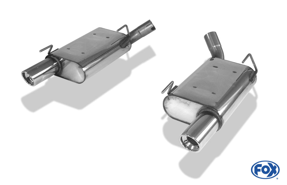 FOX Ford Mustang GT Coupe Endschalldämpfer rechts/links - 1x90 Typ 17 rechts/links