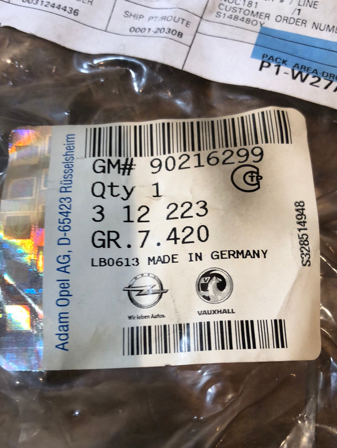 Original GM Opel Astra G Zafira A Anschlagpuffer Stoßdämpfer Neu