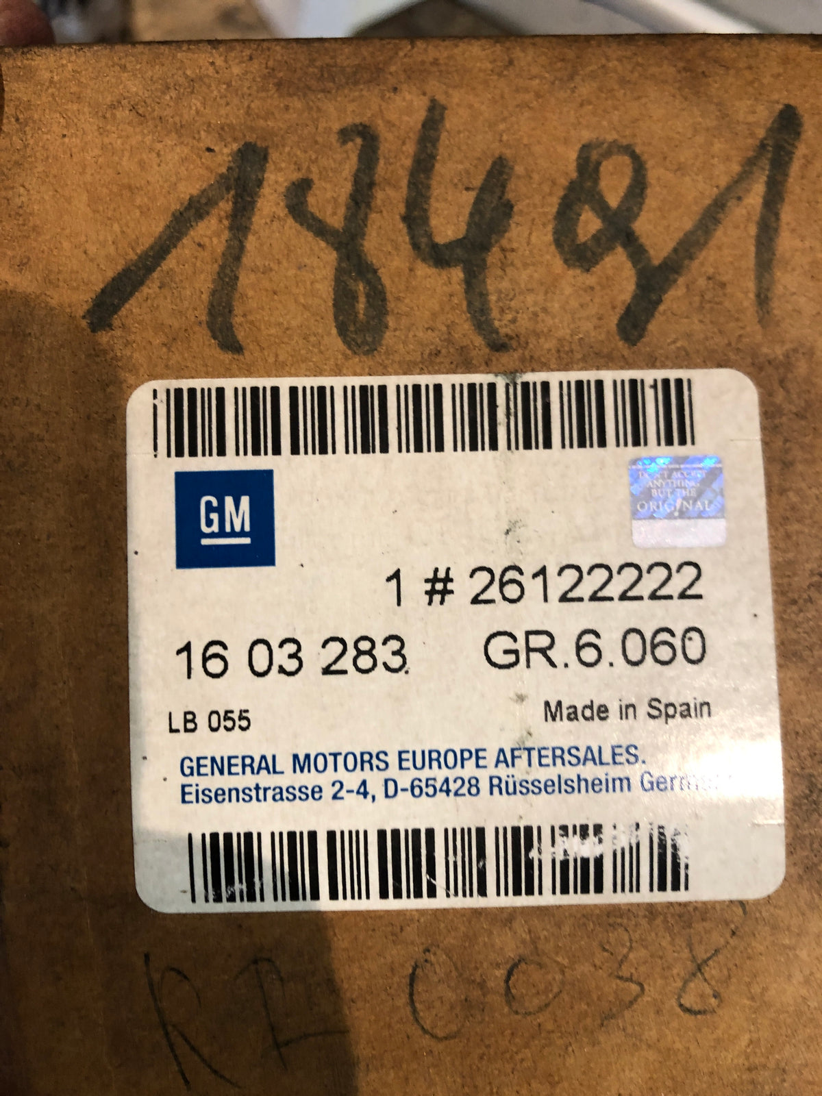 Original GM Opel Corsa C 1,0 1,2 Gelenk Antriebswelle innen Neu