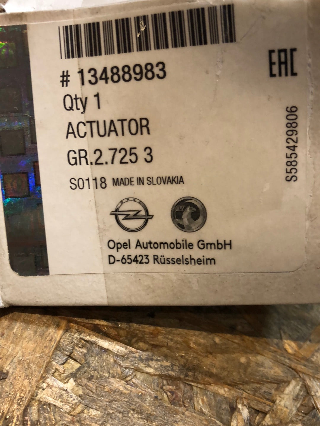 Original GM Opel Astra J Insignia Stellmotor Leuchtweitenregulierung Neu