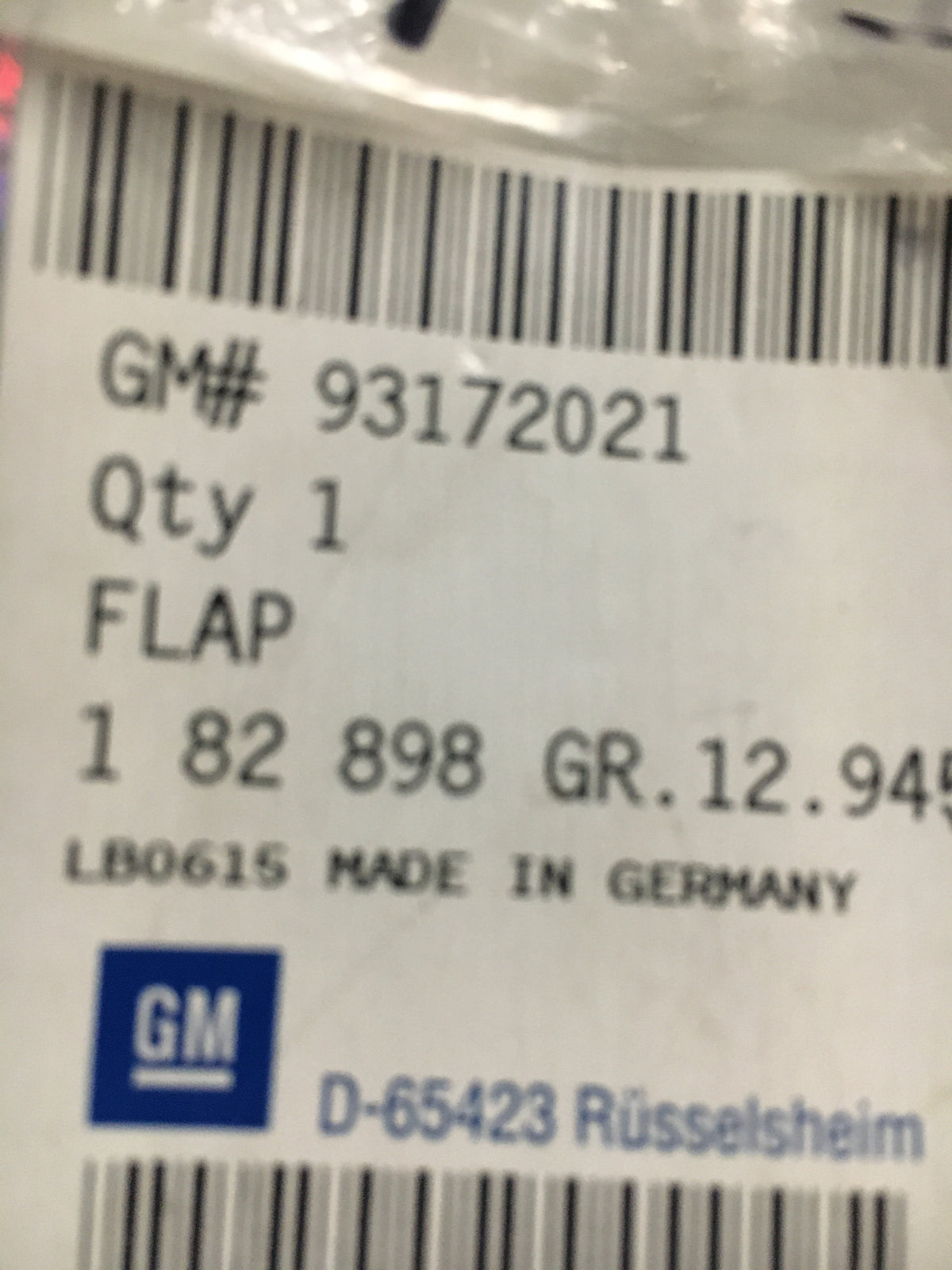 Original Vectra C Signum Tankklappe NEU
