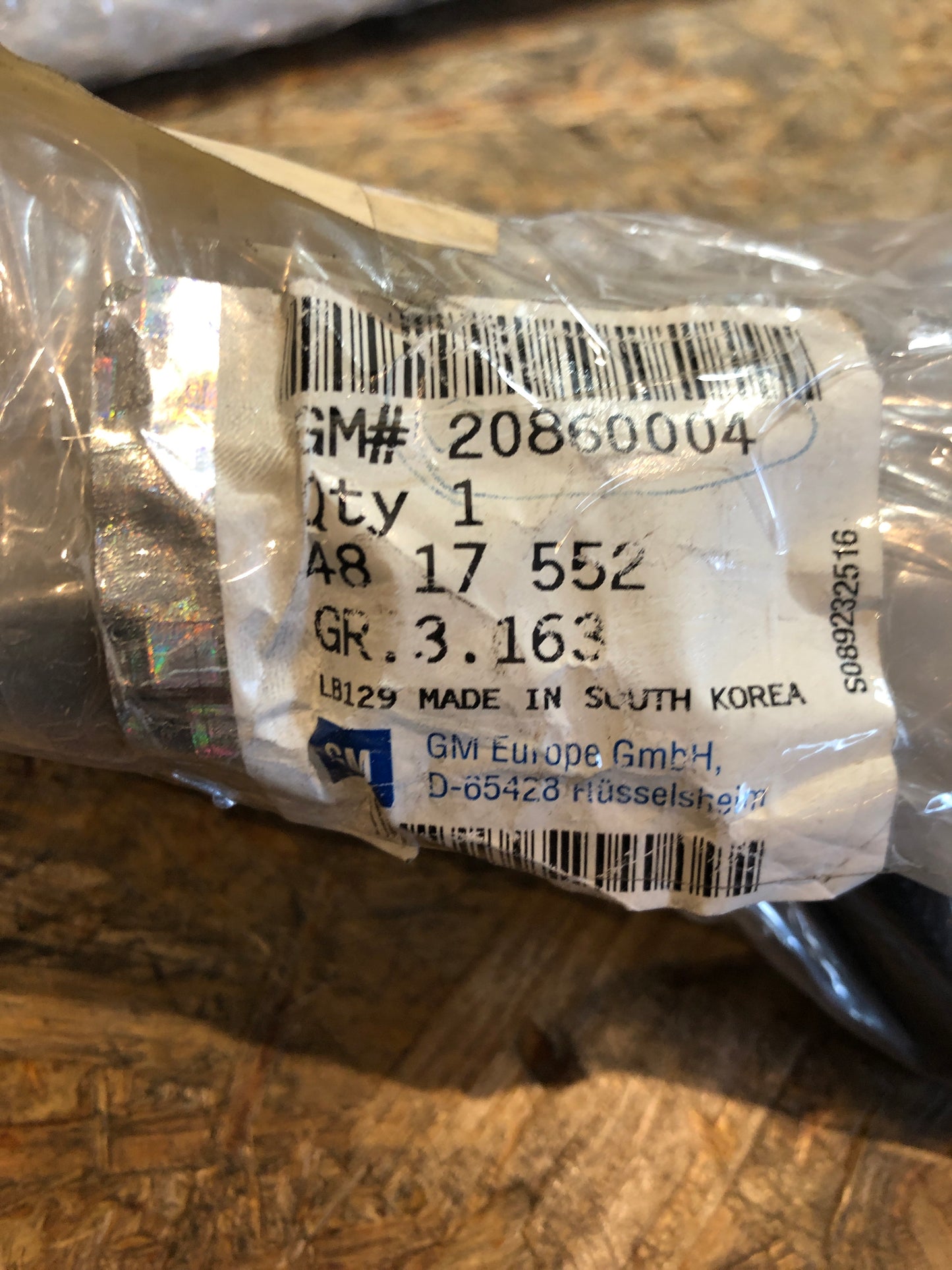 Original GM Opel Antara Kraftstoffrücklaufleitung Neu