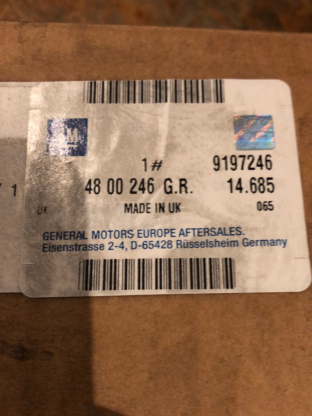 Original GM Opel Speedster Türinnenverkleidung hinten links Leder schwarz Neu