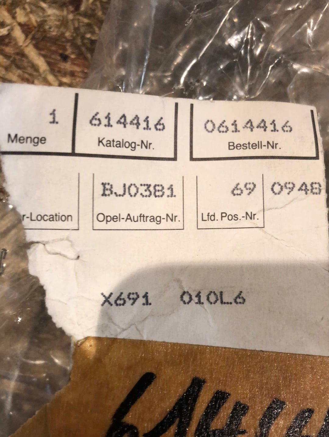 Original GM Opel Ascona C Kadett D E 1.6 Riemenscheibe Kurbelwelle Neu