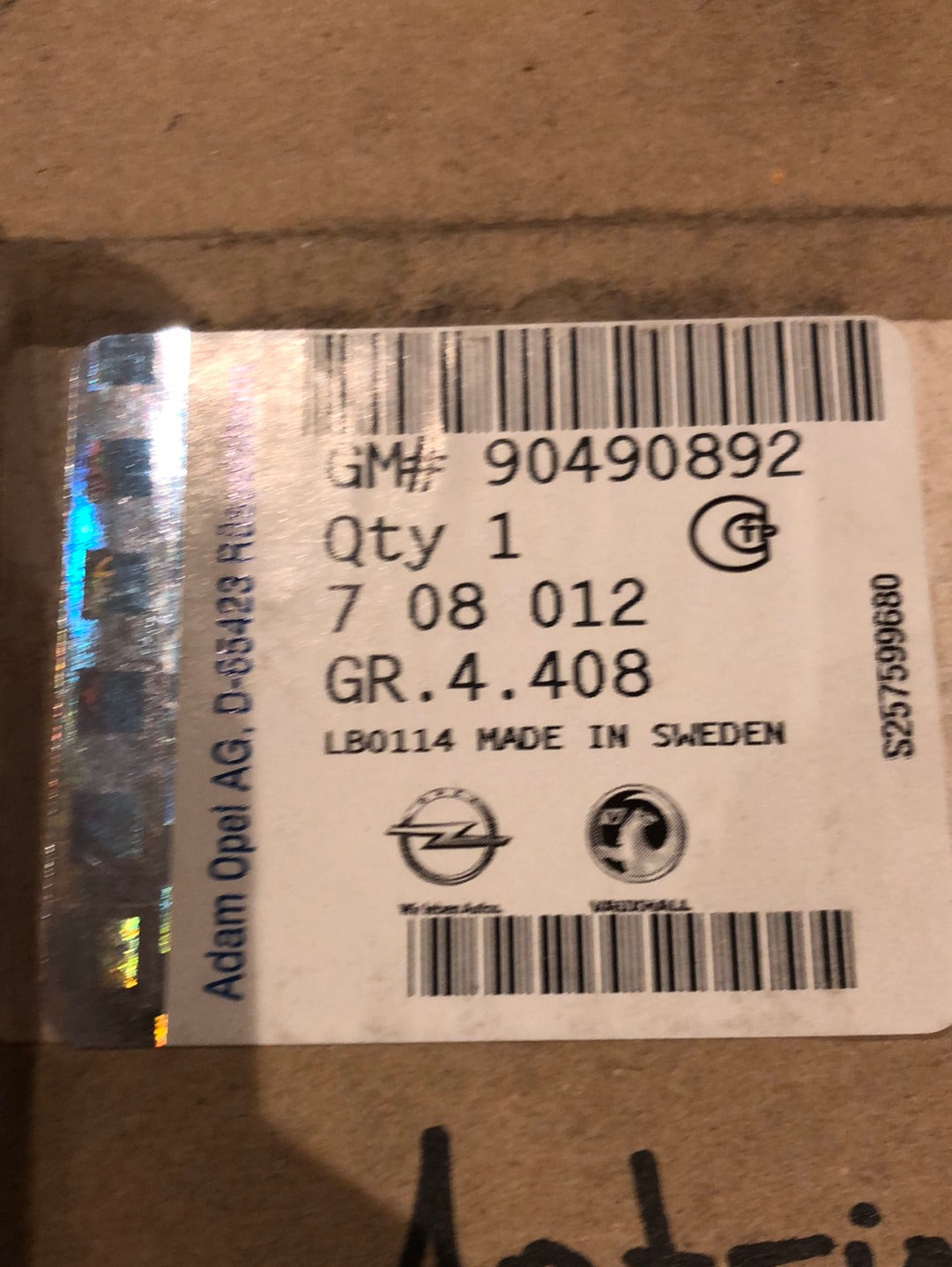 Original GM Opel Astra Signum Vectra C Antriebswelle Schaltgetriebe F35 Neu
