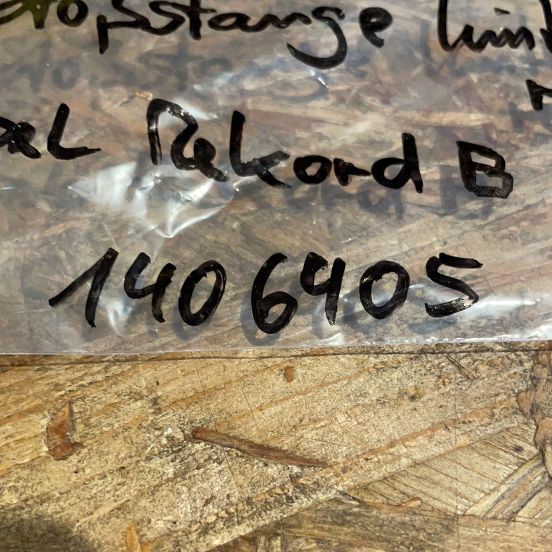 Original GM Opel Rekord B Halter Stoßstange hinten rechts Neu