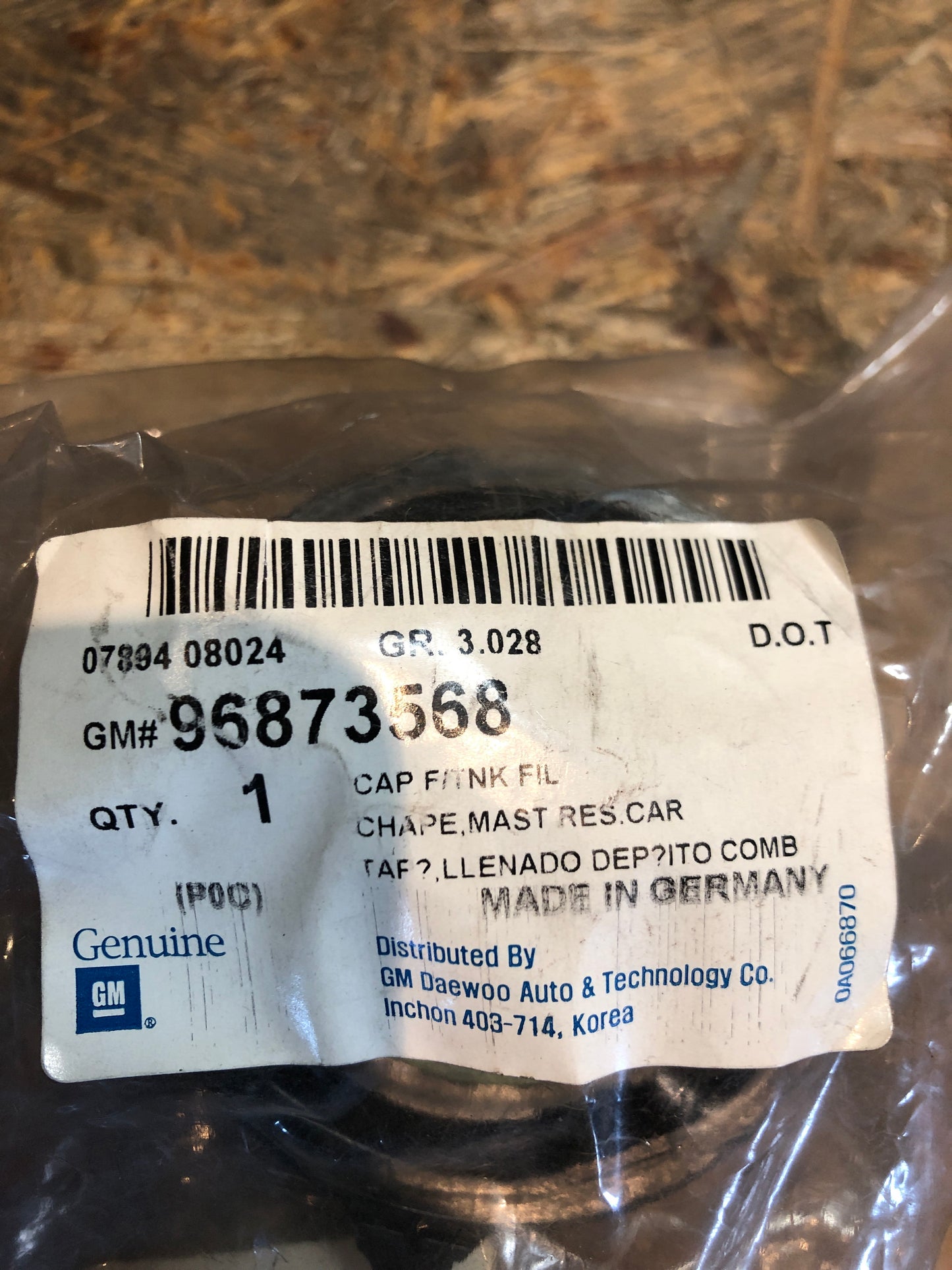 Original GM Opel Antara Tankdeckel Diesel Neu