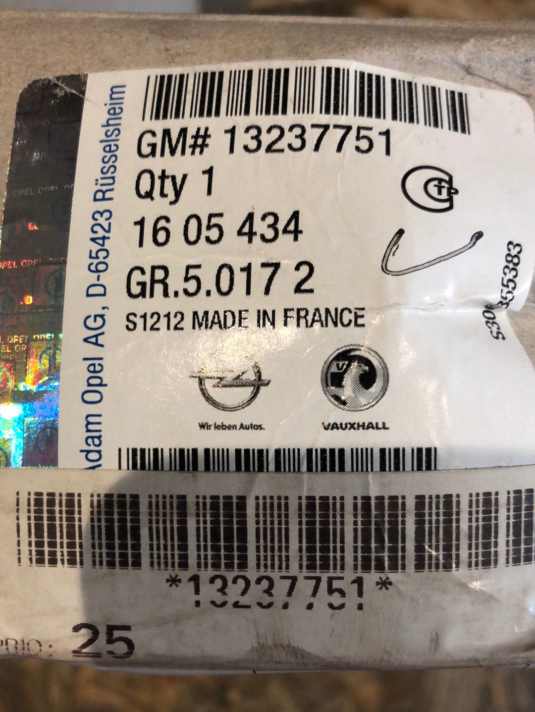 Original GM Opel Insignia 17Zoll Bremsklötze Neu