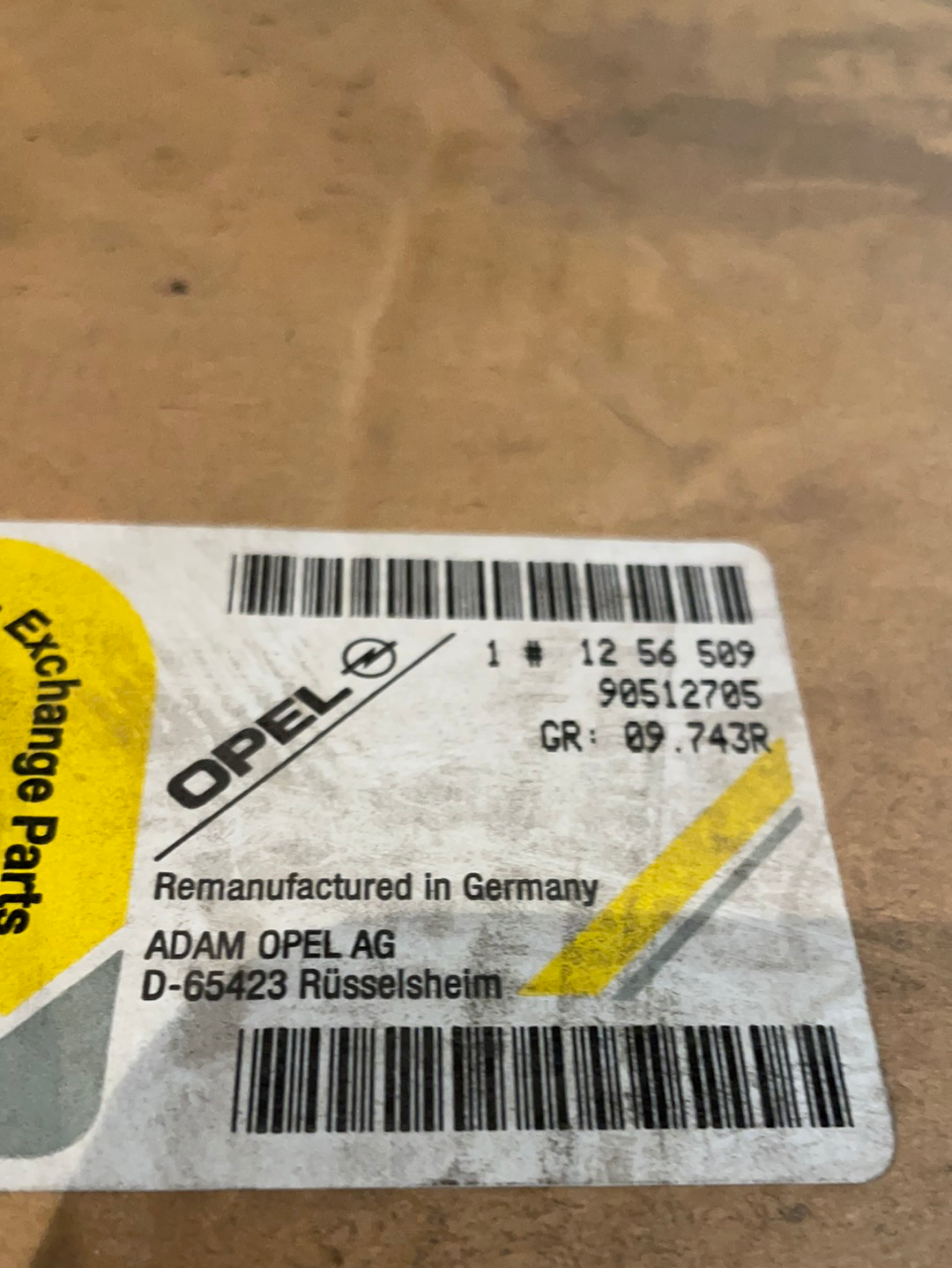 Original GM Opel Vectra B Kombiinstrument Tachoanzeige Neu