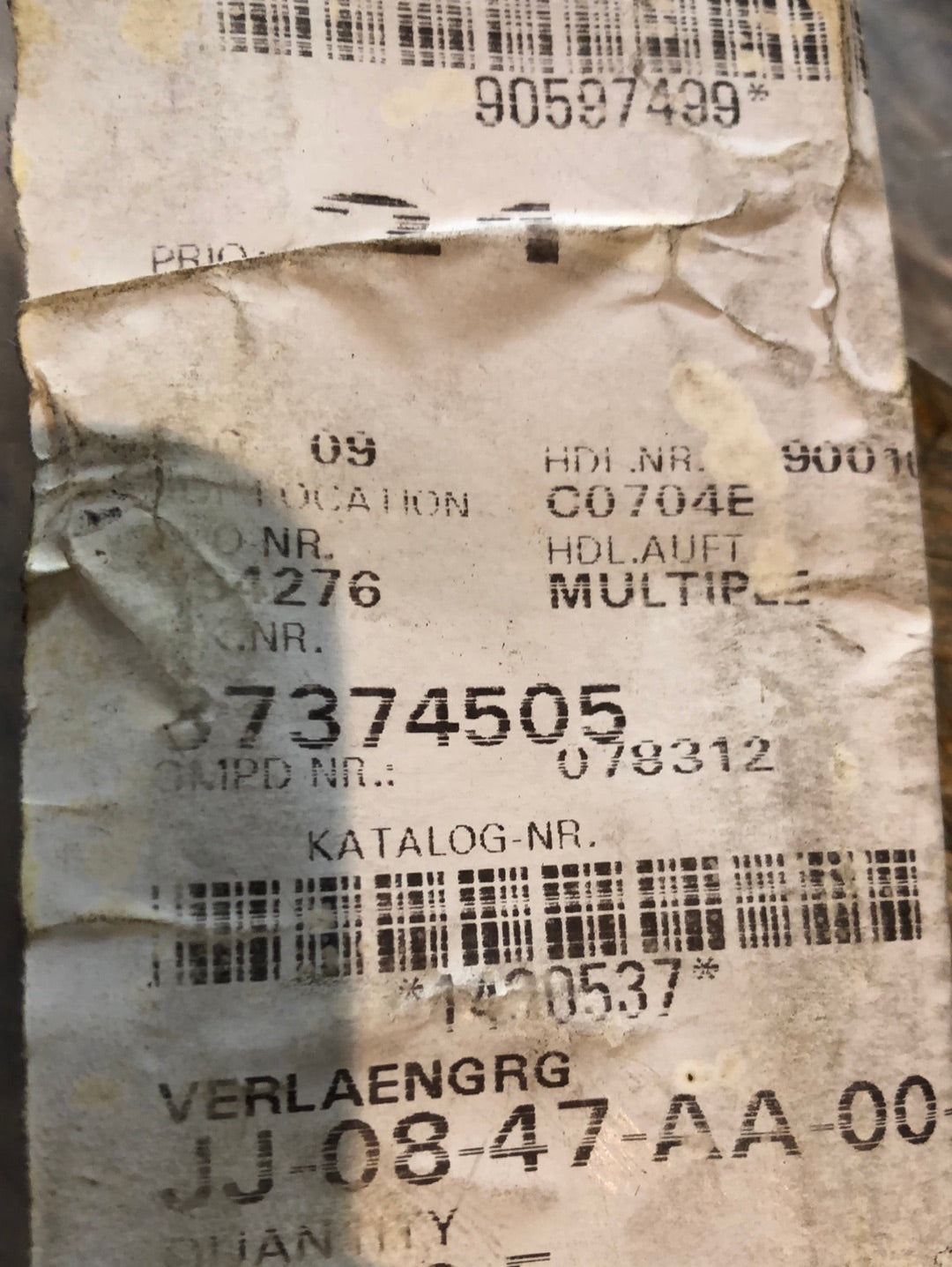Original GM Opel Astra G Zafira A Verkleidung Stoßfänger vorne links Neu