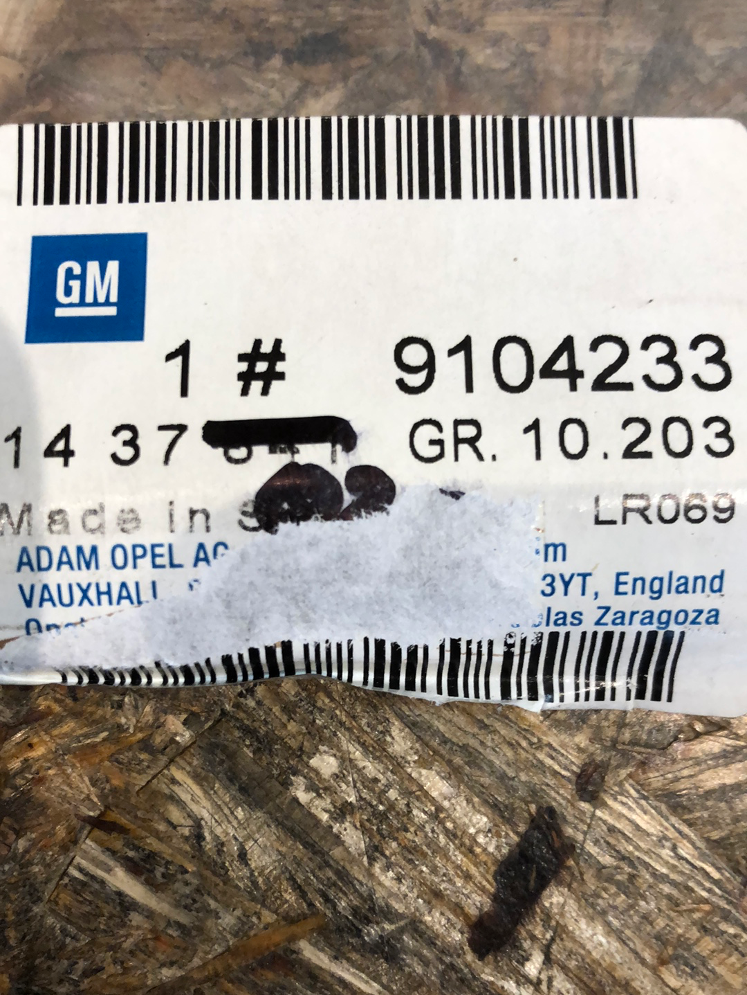 Original GM Opel Astra G Zafira A Sonnenblende mit Kartenfach Links Neu