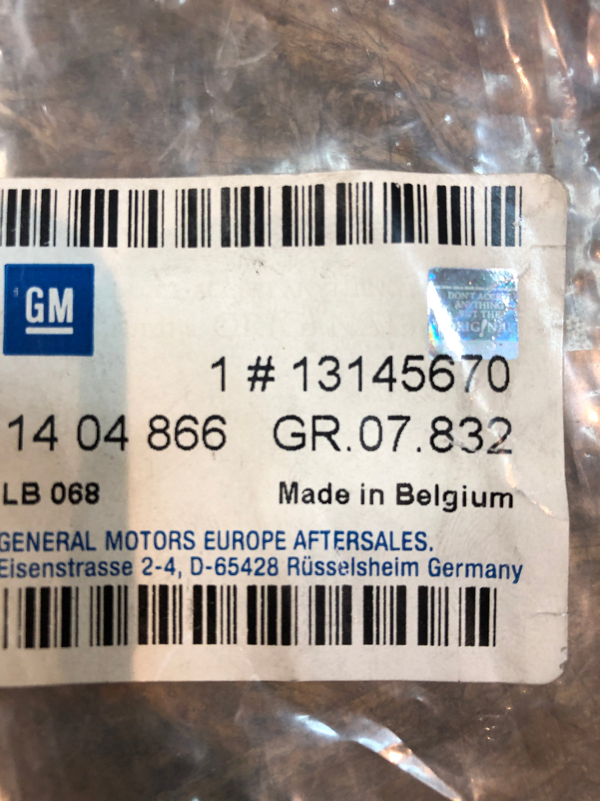 Original GM Opel Astra H Abdeckung Stoßfänger Unten Hinten Neu