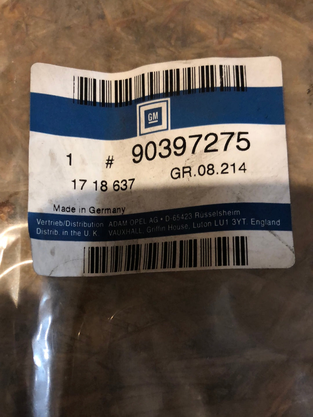 Original GM Opel Astra F Bj. 94-98 Satz Schmutzfänger hinten Neu