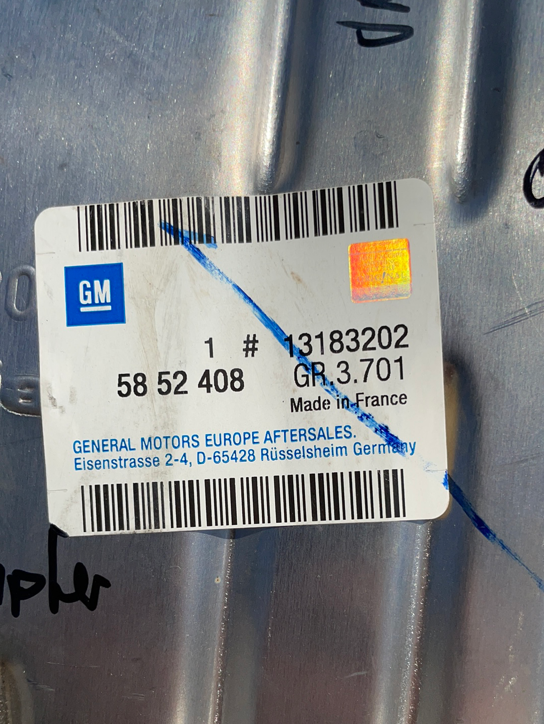 Original GM Opel Astra G 1,6L 16V 2,2L 16V Endschalldämpfer Neu