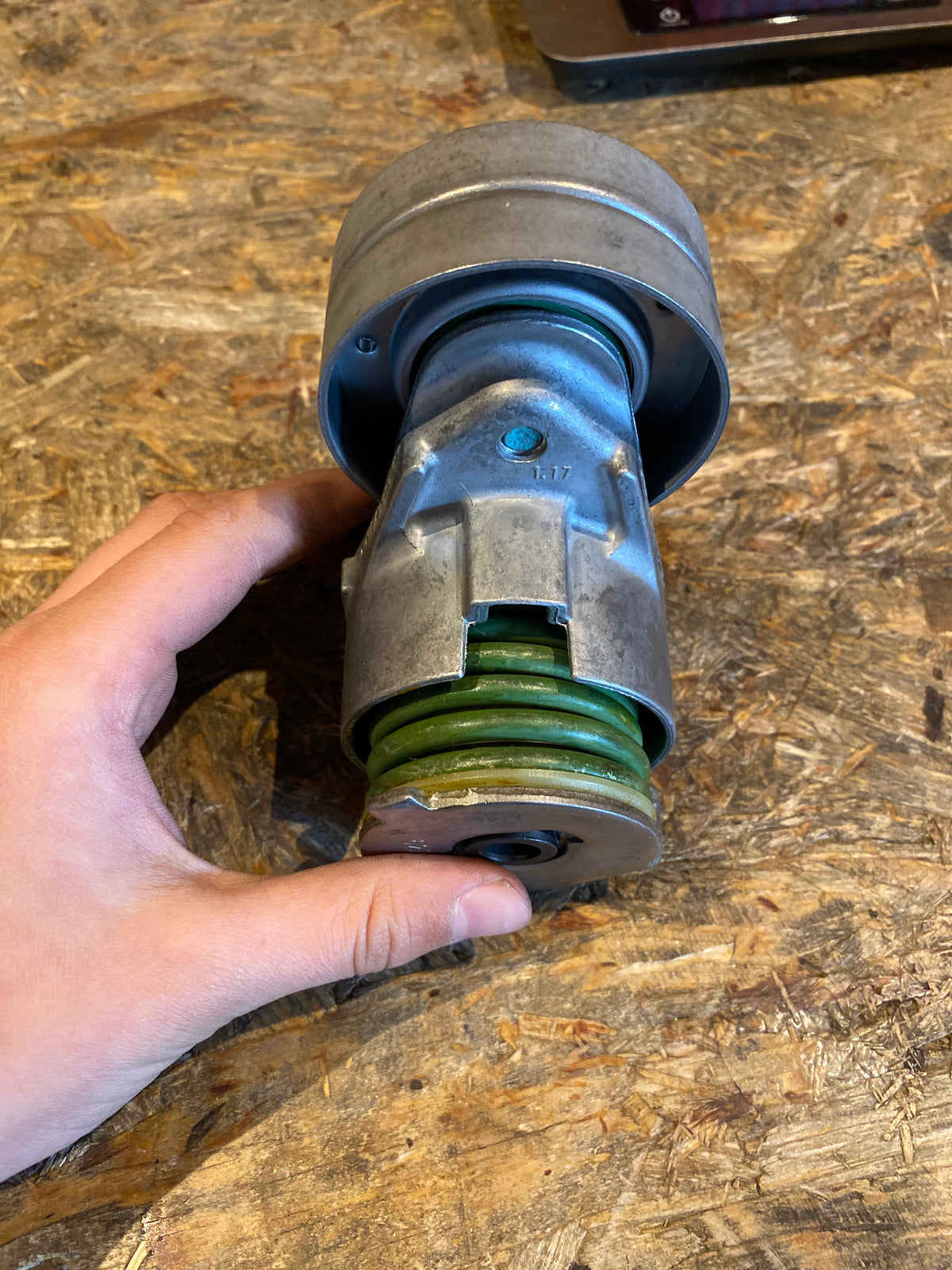 Original Opel Movano Vivaro spannrolle kahlriehmenspanner NEU