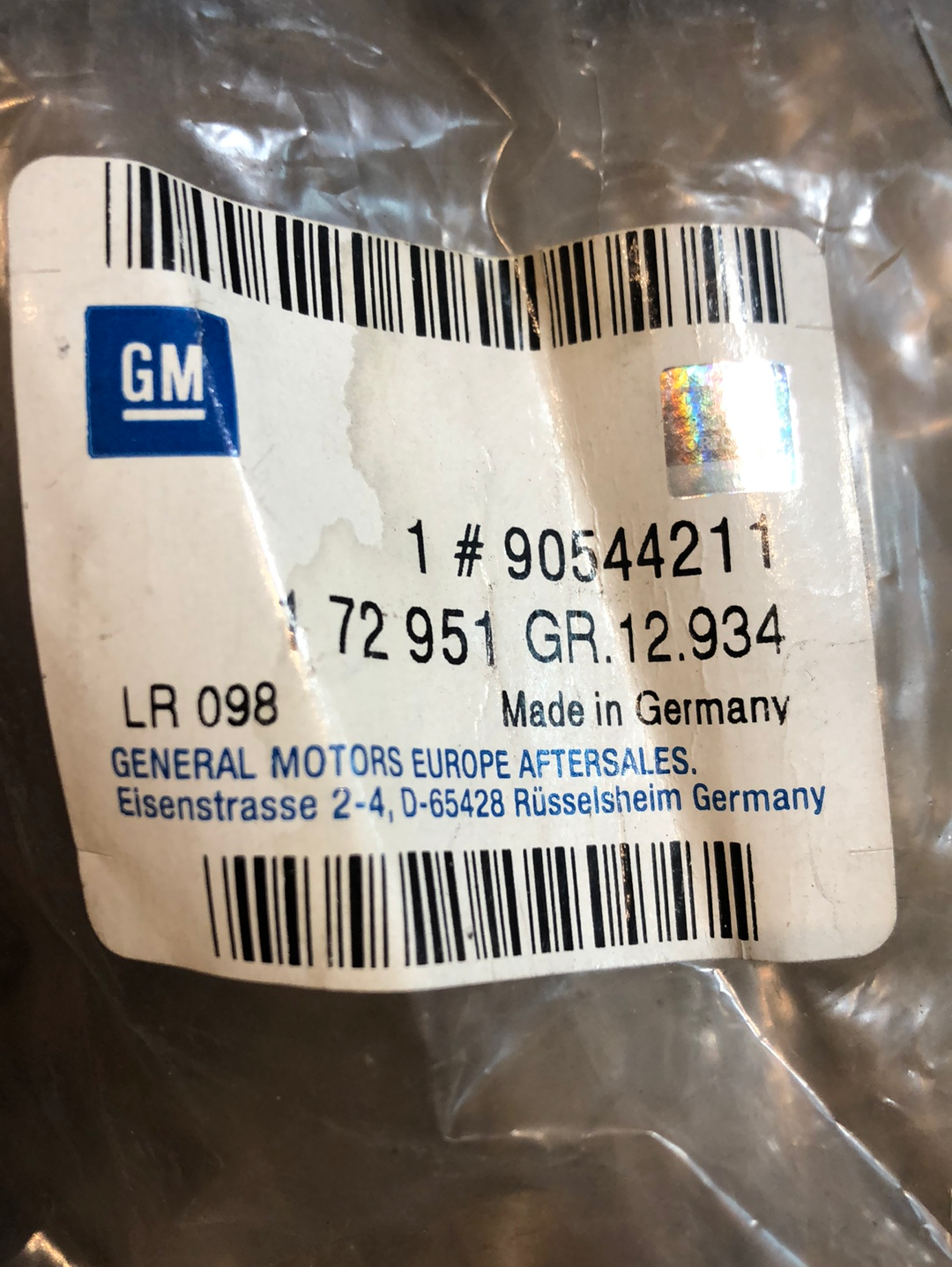 Original GM Opel Astra G Zierleiste Türe vorne links Neu