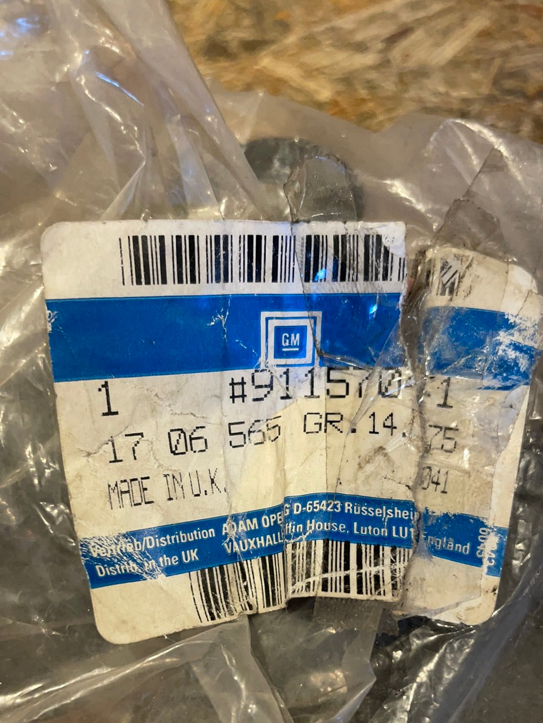 Original GM Opel Frontera B Anschnallgurt Schloss hinten Neu