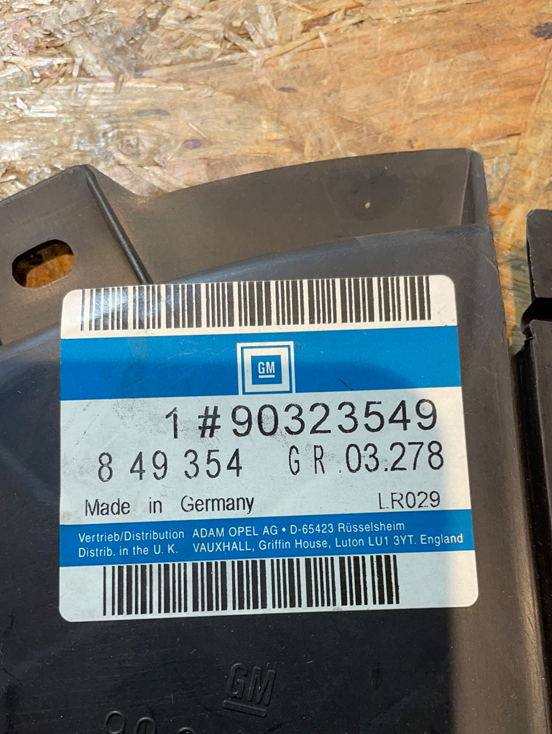 Original GM Opel Calibra A Abweiser Verkleidung Radhaus Stoßstange vorne rechts Neu