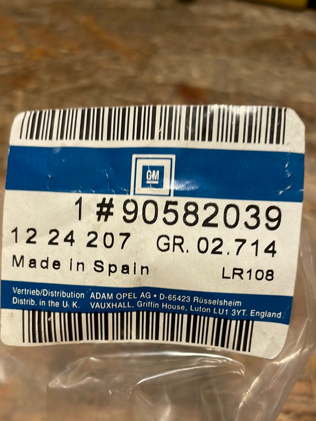 Original GM Opel Corsa C Zafira A Kontaktplatte Kennzeichenbeleuchtung Neu
