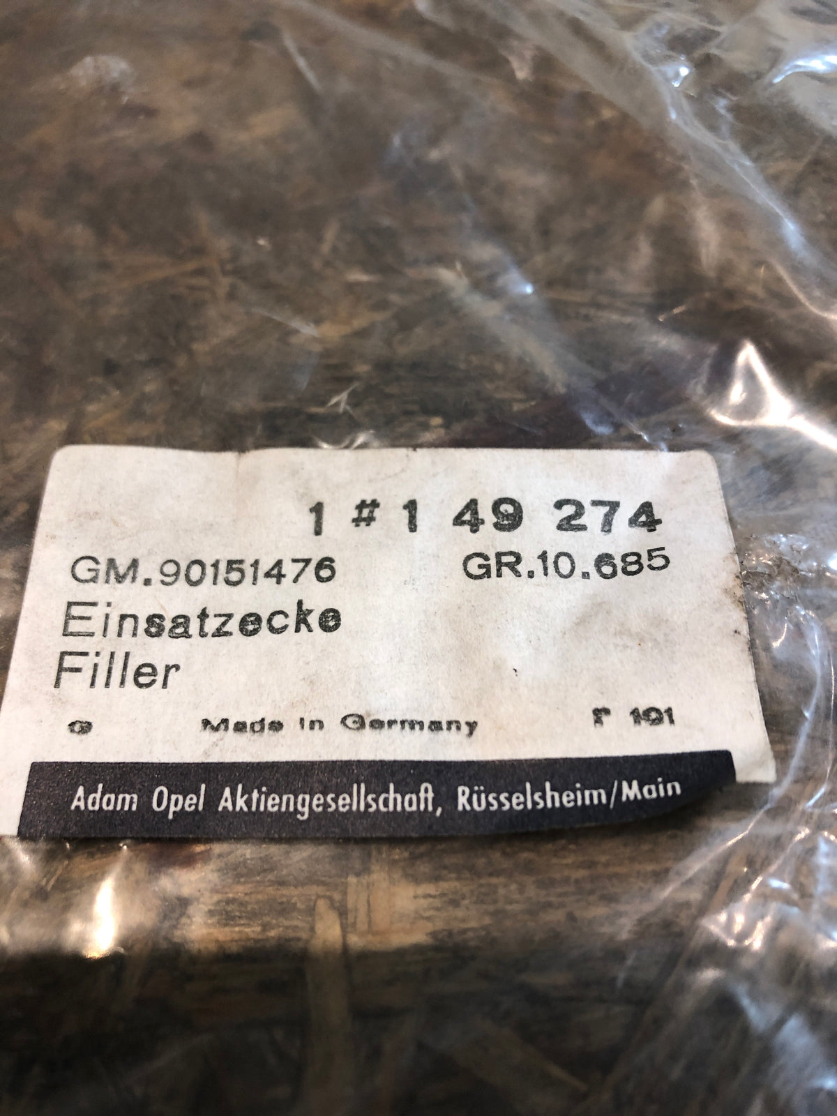 Original Opel Ascona C Einsatzecke Karosserie Neu