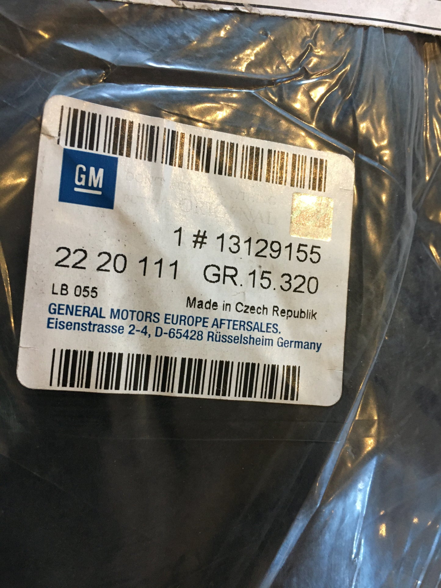Original Zafira A Laderaum Abdeckung NEU