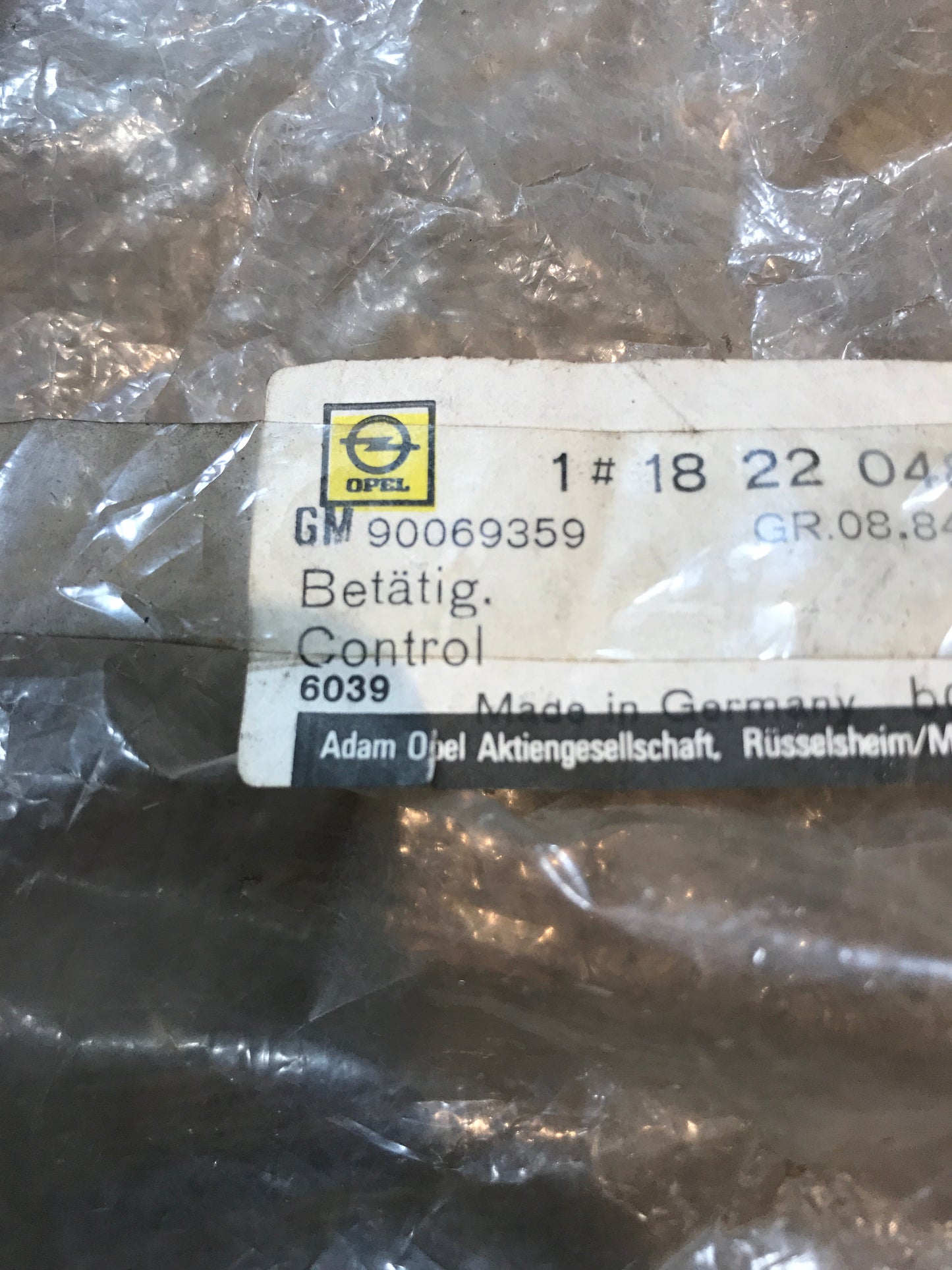 Original Opel Heizungsregler Kadett D ohne Knöpfe NEU