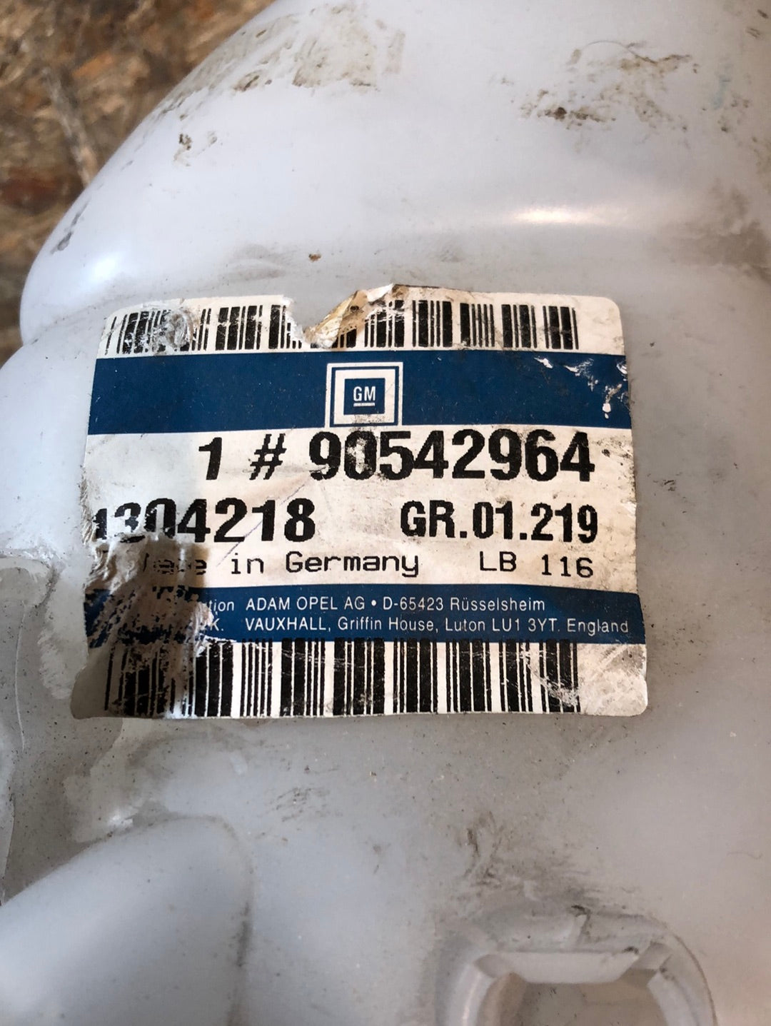 Original GM Opel Vectra B Ausgleichsbehälter Kühlwasser Neu