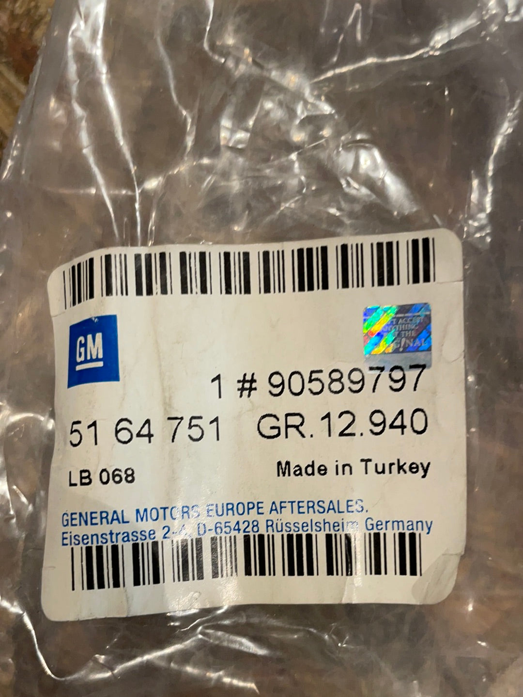 Original GM Opel Astra G Zafira A Dichtung Einstiegsverkleidung links Neu