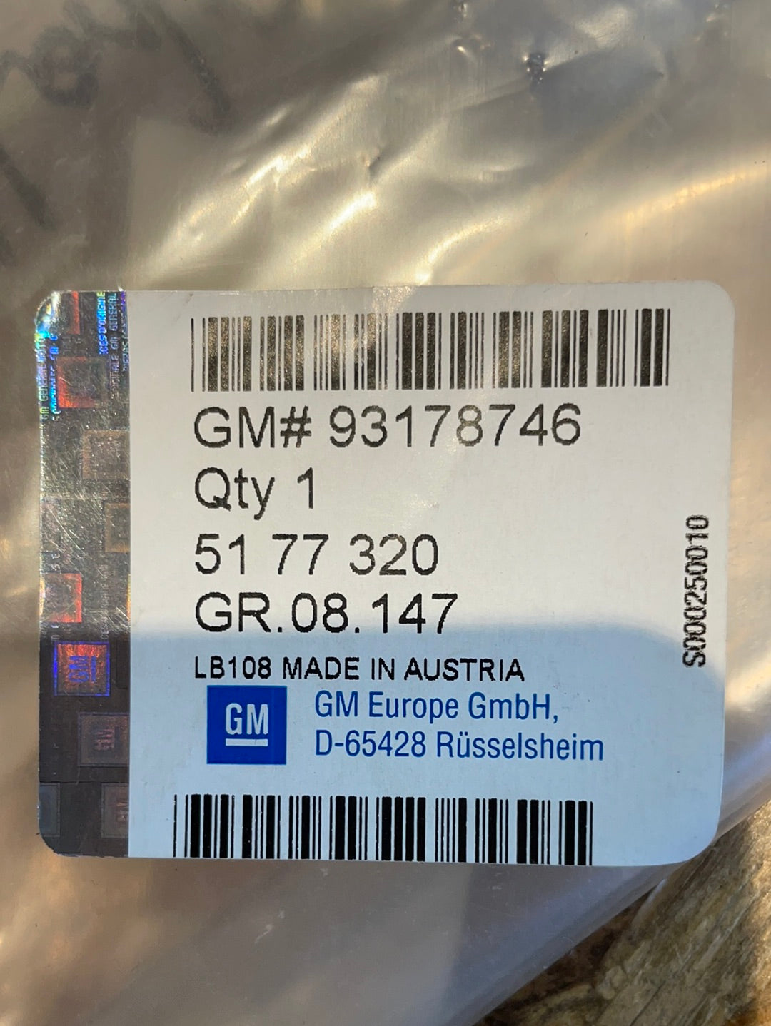 Original GM Opel Astra H Schriftzug „Astra 1.7 CDTI“ hinten Neu