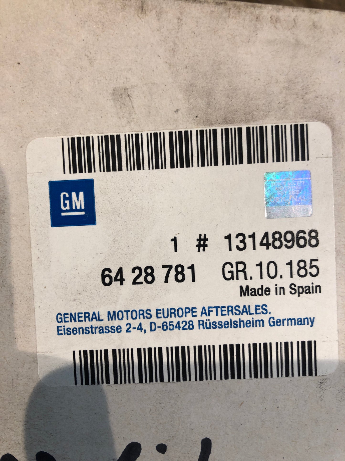 Original GM Opel Combo C Combo C Tour Corsa C Kasten Spiegelglas links Neu