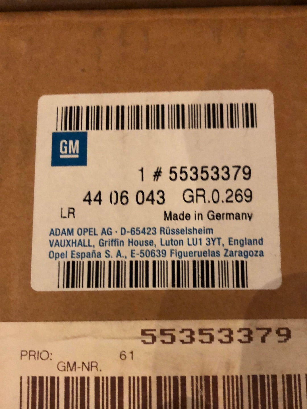 Original GM Saab 9-3 Zylinderkopf mit Nockenwelle D223L Neu