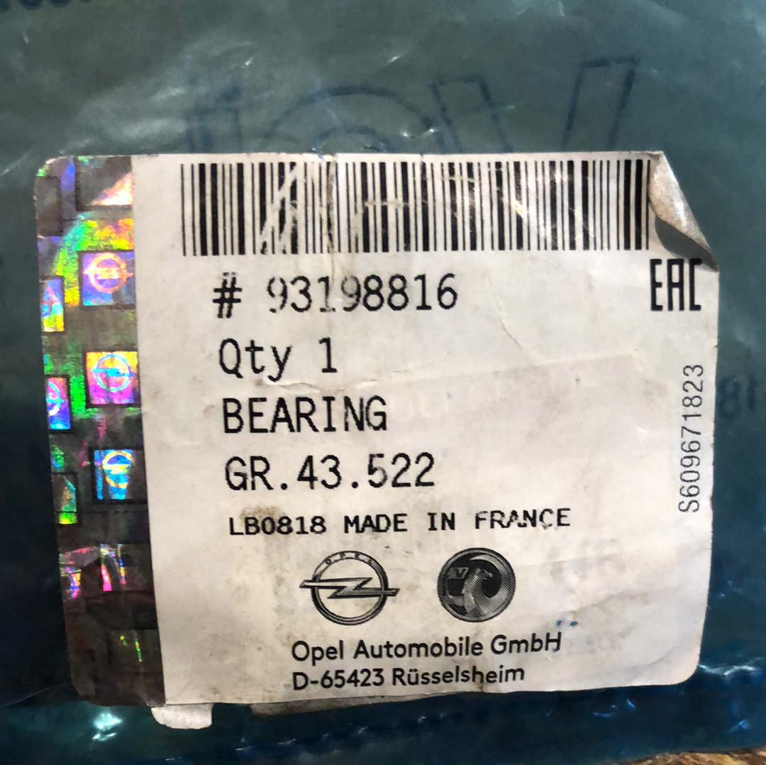 Original GM Opel Vivaro A Zahnrad Antriebswelle Neu