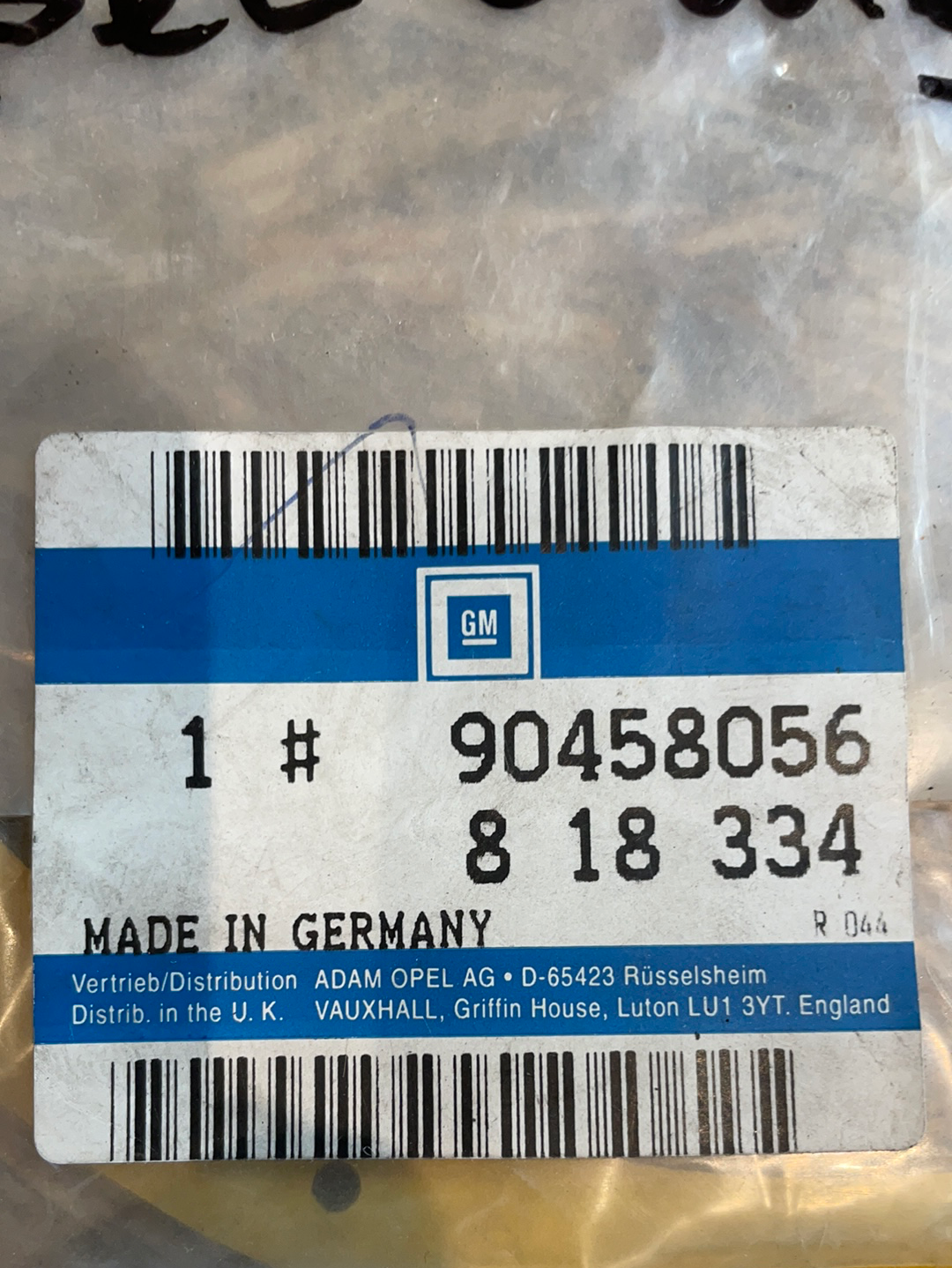 Original GM Opel Omega B Deckeldichtung Kraftstofftank Neu