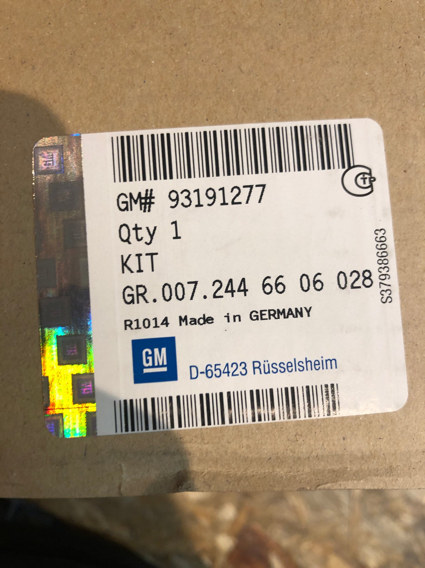 Original GM Opel Astra H Signum Vectra C Zafira B Zahnriemensatz Neu