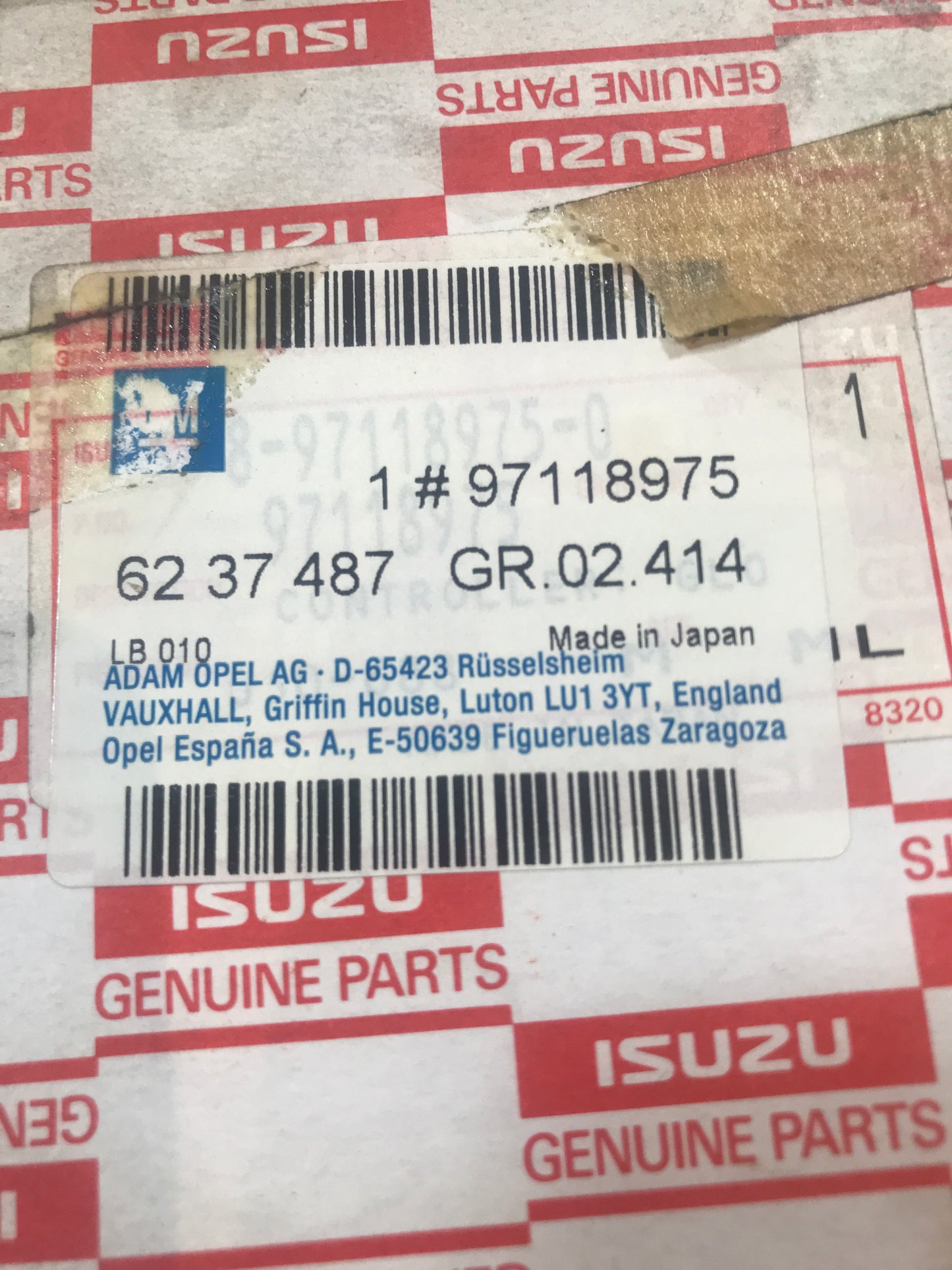 Original Opel Vectra A Astra F Corsa B Steuergerät vorglührelais NEU