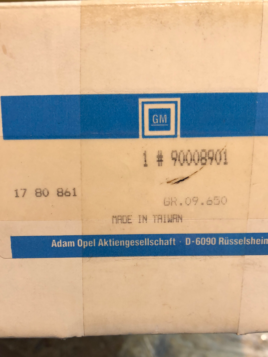 Original GM Opel Kadett E Caravan Heckklappen Lautsprecher Original Neu